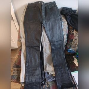 Men's Black Flare Jeans